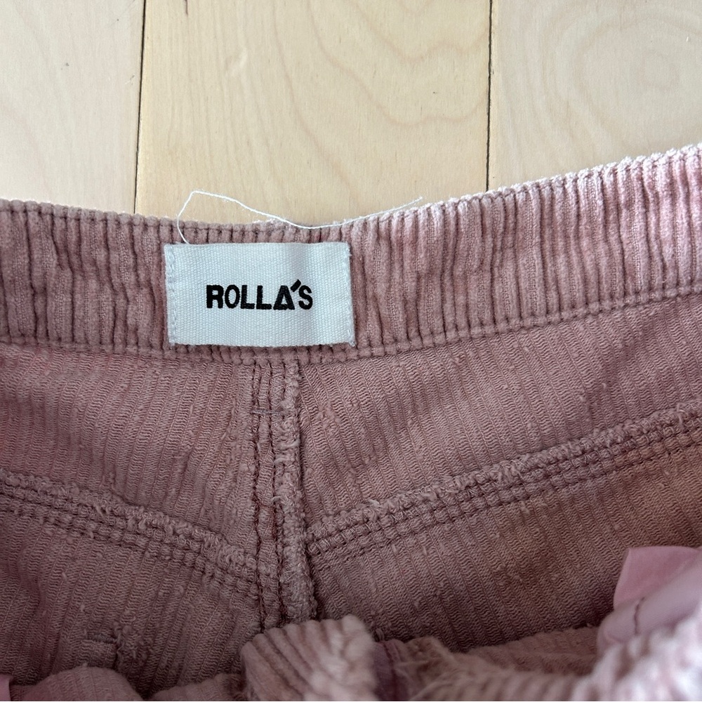ROLLA’S Pink Corduroy High Waisted Shorts - Picture 4 of 6